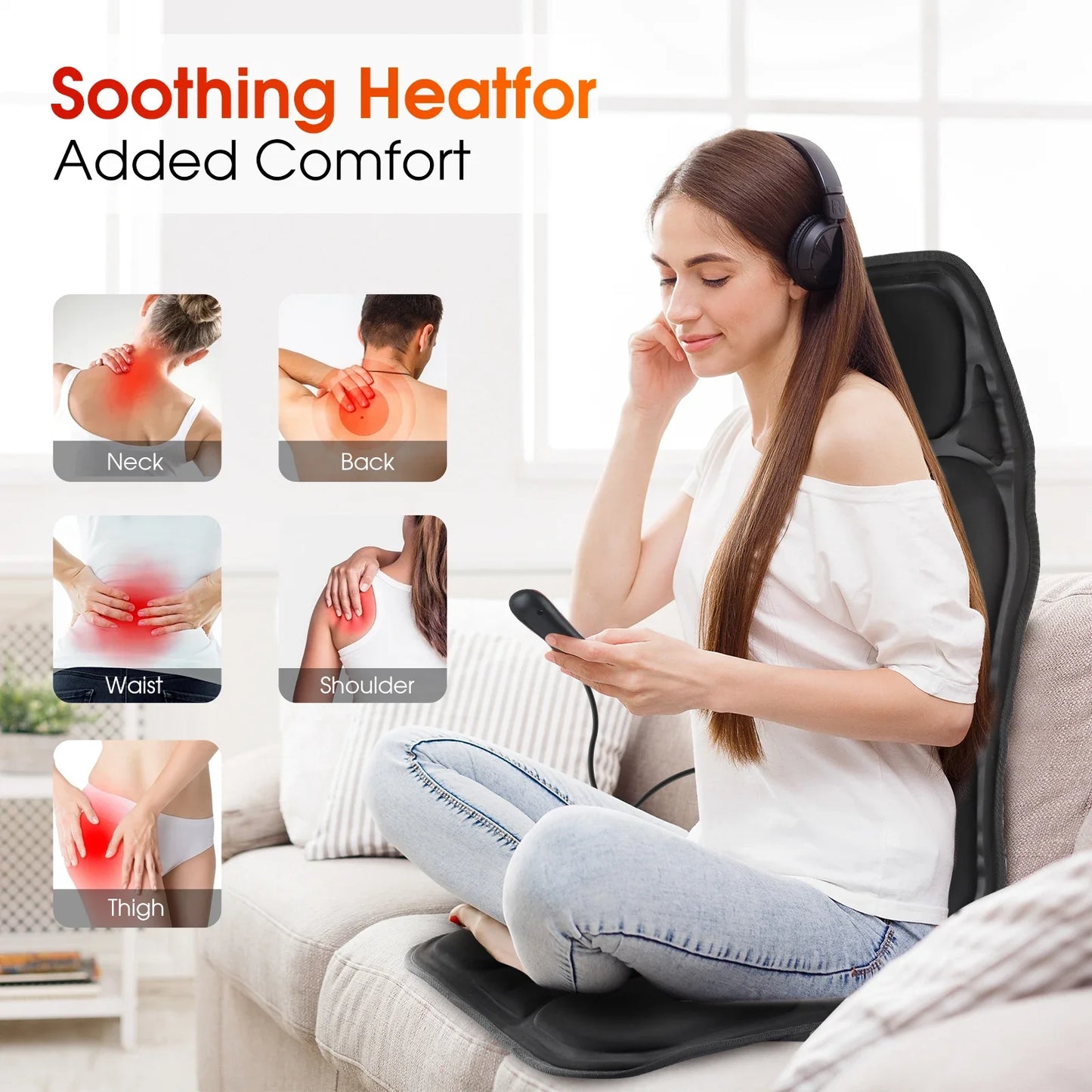 Full-Body Heated Massage Cushion