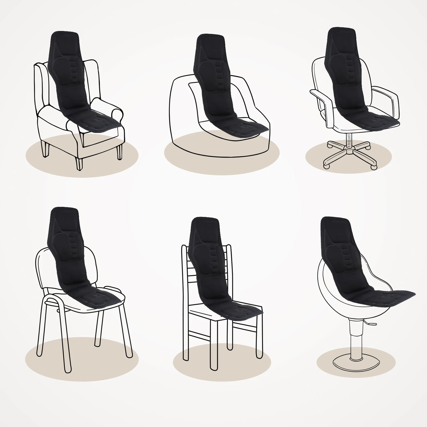 Full-Body Heated Massage Cushion