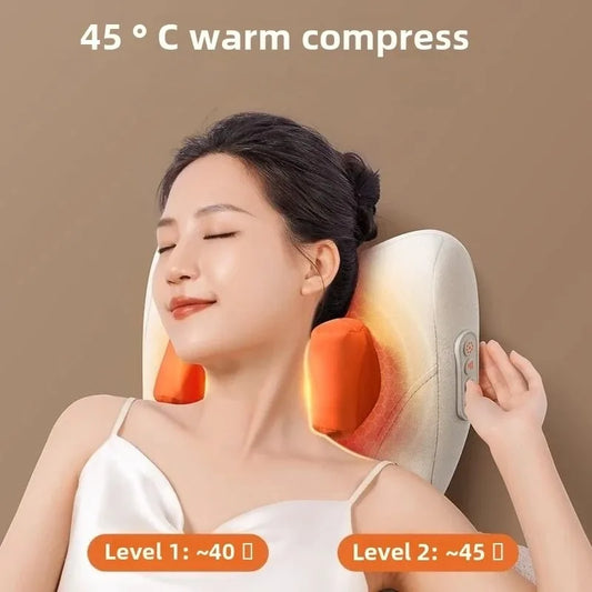 Smart Heated Massage Pillow