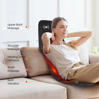 Full-Body Heated Massage Cushion
